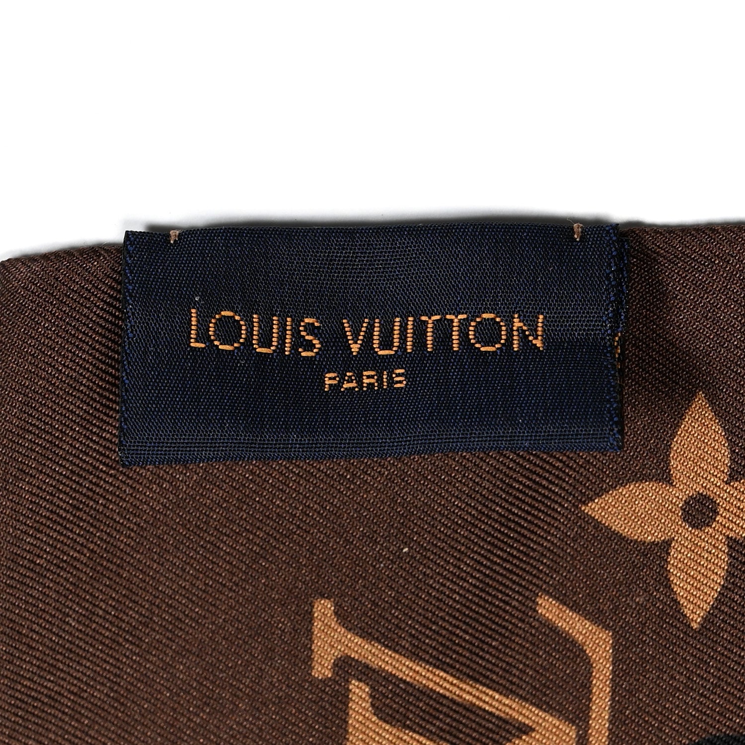Louis Vuitton Silk Monogram Confidential Bandeau Brown 5 of 8