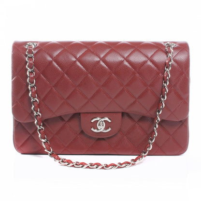 Chanel Caviar Jumbo Double Flap Red 1 of 8