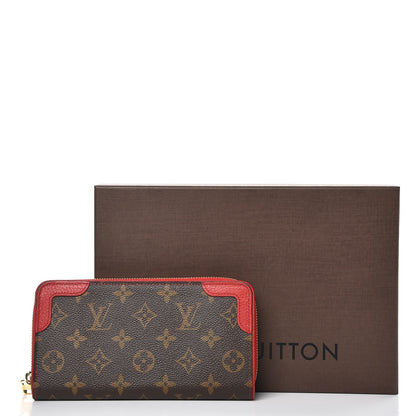 Louis Vuitton Monogram Retiro Zippy Wallet Cherry 7 of 7