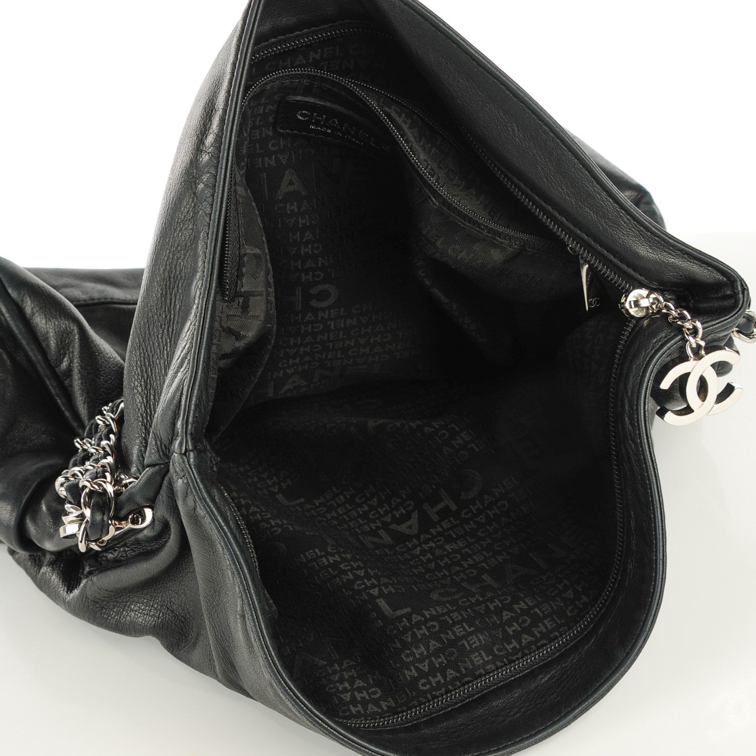 Chanel Lambskin Large Ultimate Soft Tote Black 2 of 9