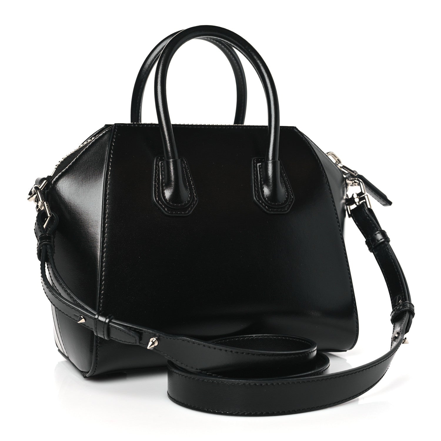 Givenchy Shiny Lord Calfskin Mini Antigona Black 3 of 10