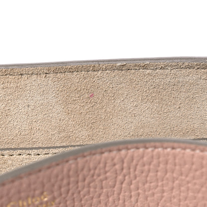 Chloe Grained Lambskin Medium Drew Shoulder Bag Cement Pink 10 of 11
