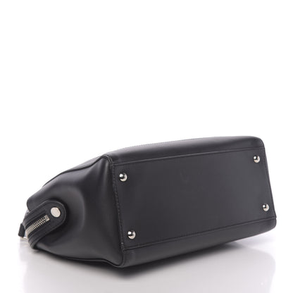 Fendi Vitello Baltico Dolce DotCom Satchel Black 3 of 10