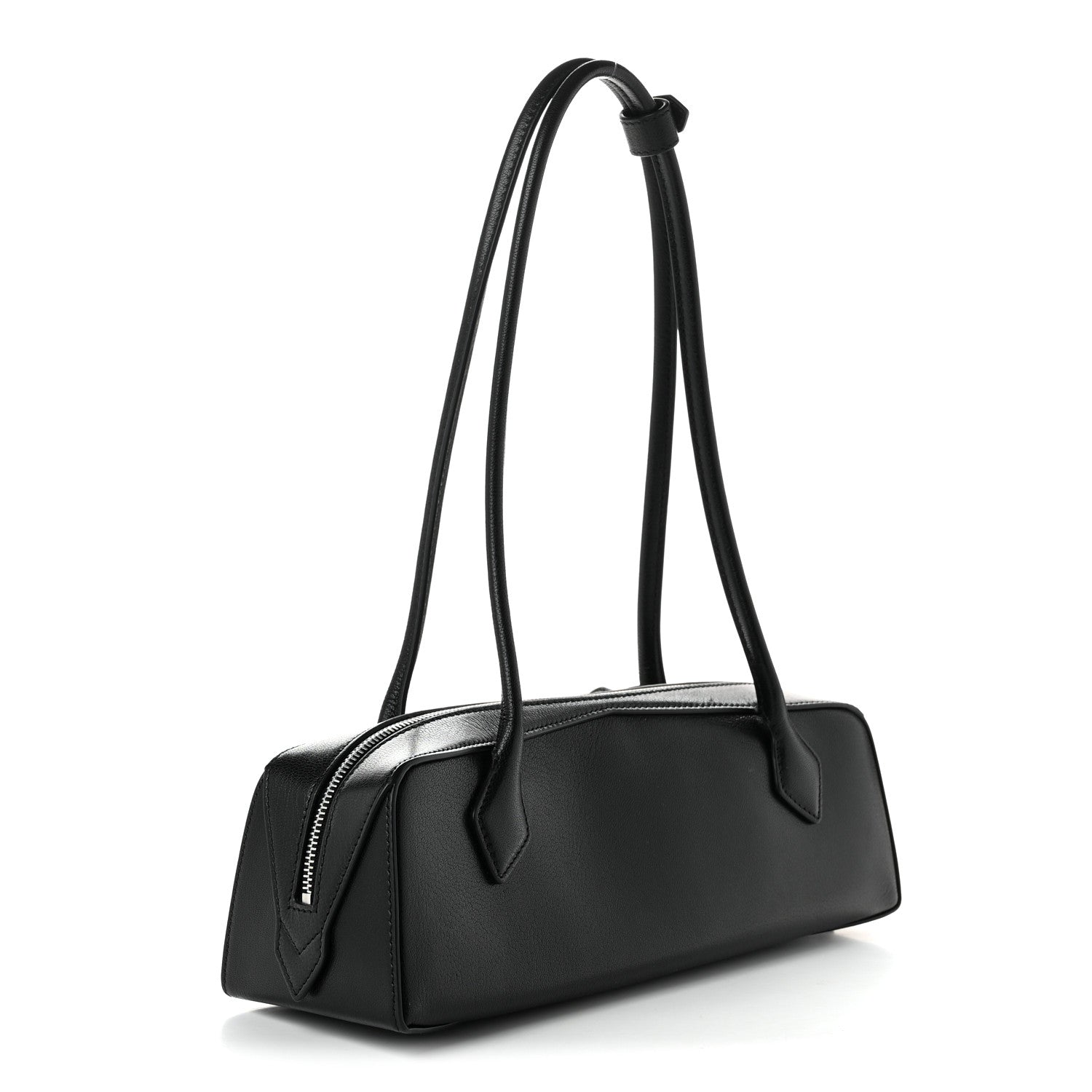 Alaia Shiny Goatskin Medium Le Teckel Bag Black 2 of 8