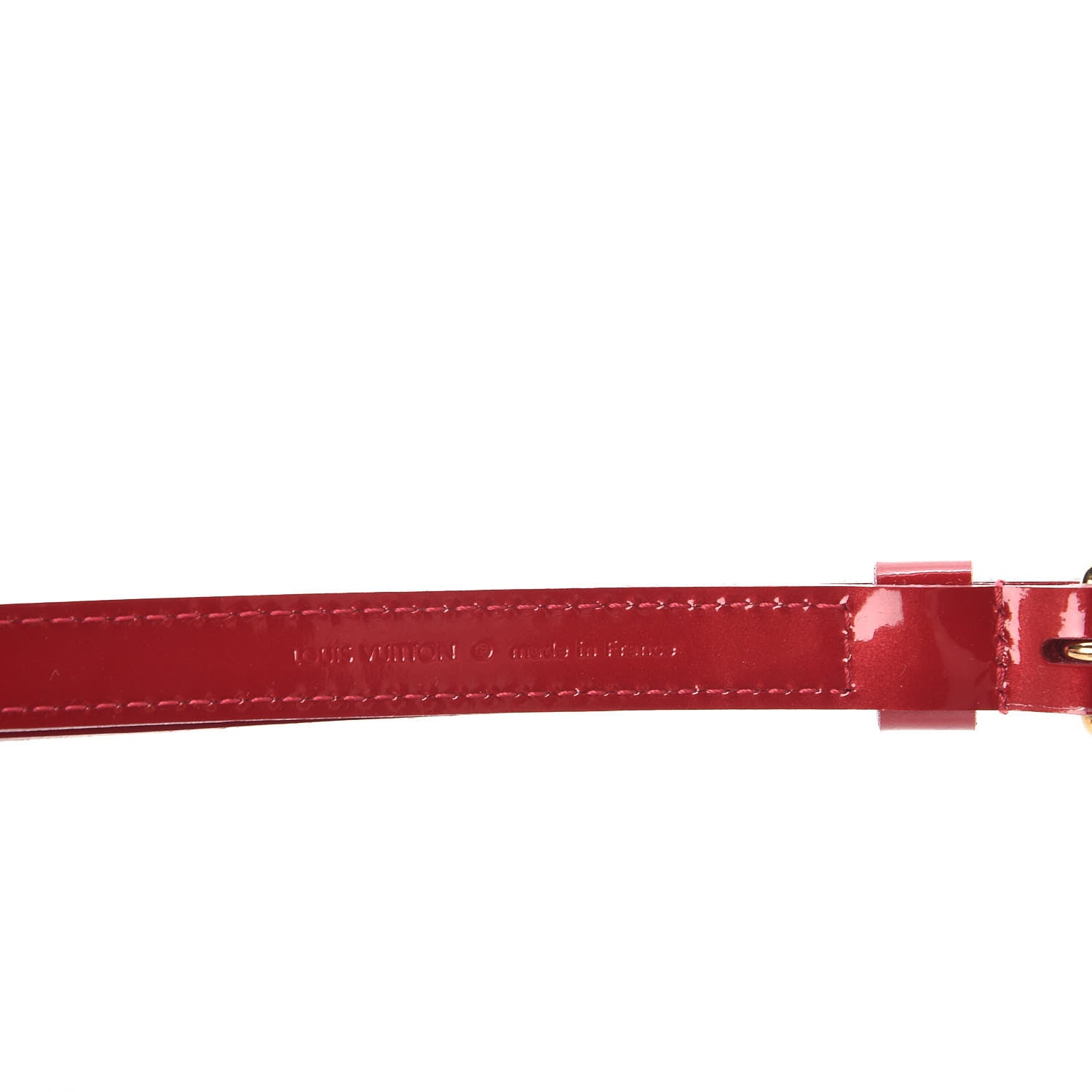 Louis Vuitton Patent 16mm Adjustable Shoulder Strap Pomme D'Amour 4 of 4