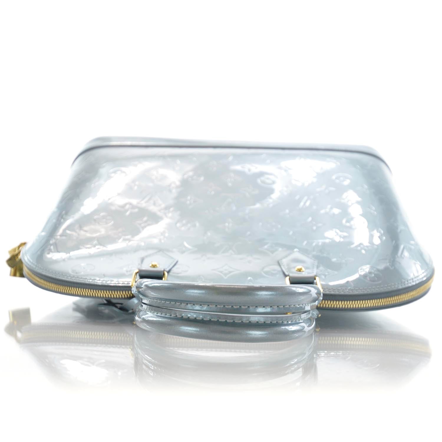 Louis Vuitton Vernis Alma MM GM Givre 5 of 9
