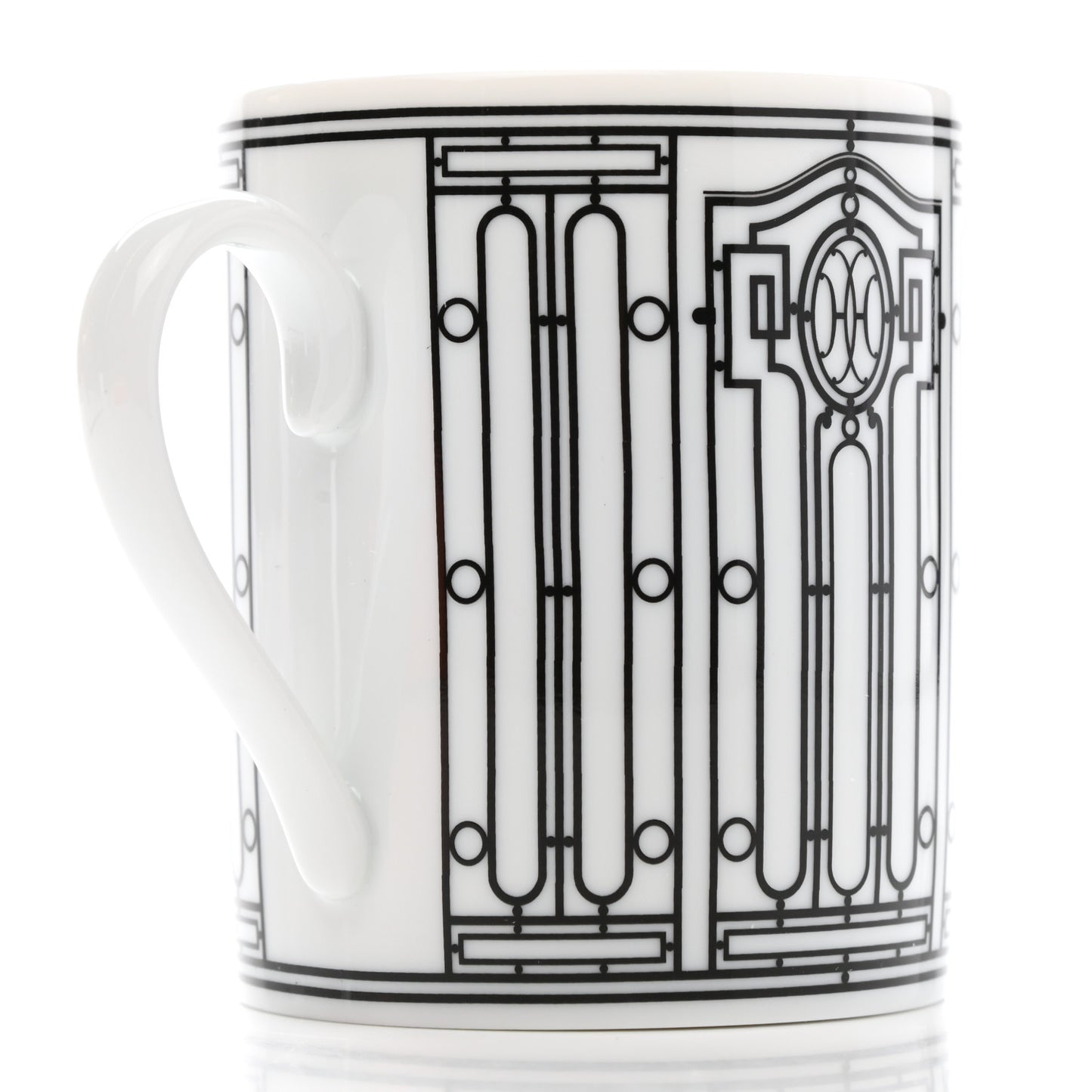 Porcelain H Deco Mug