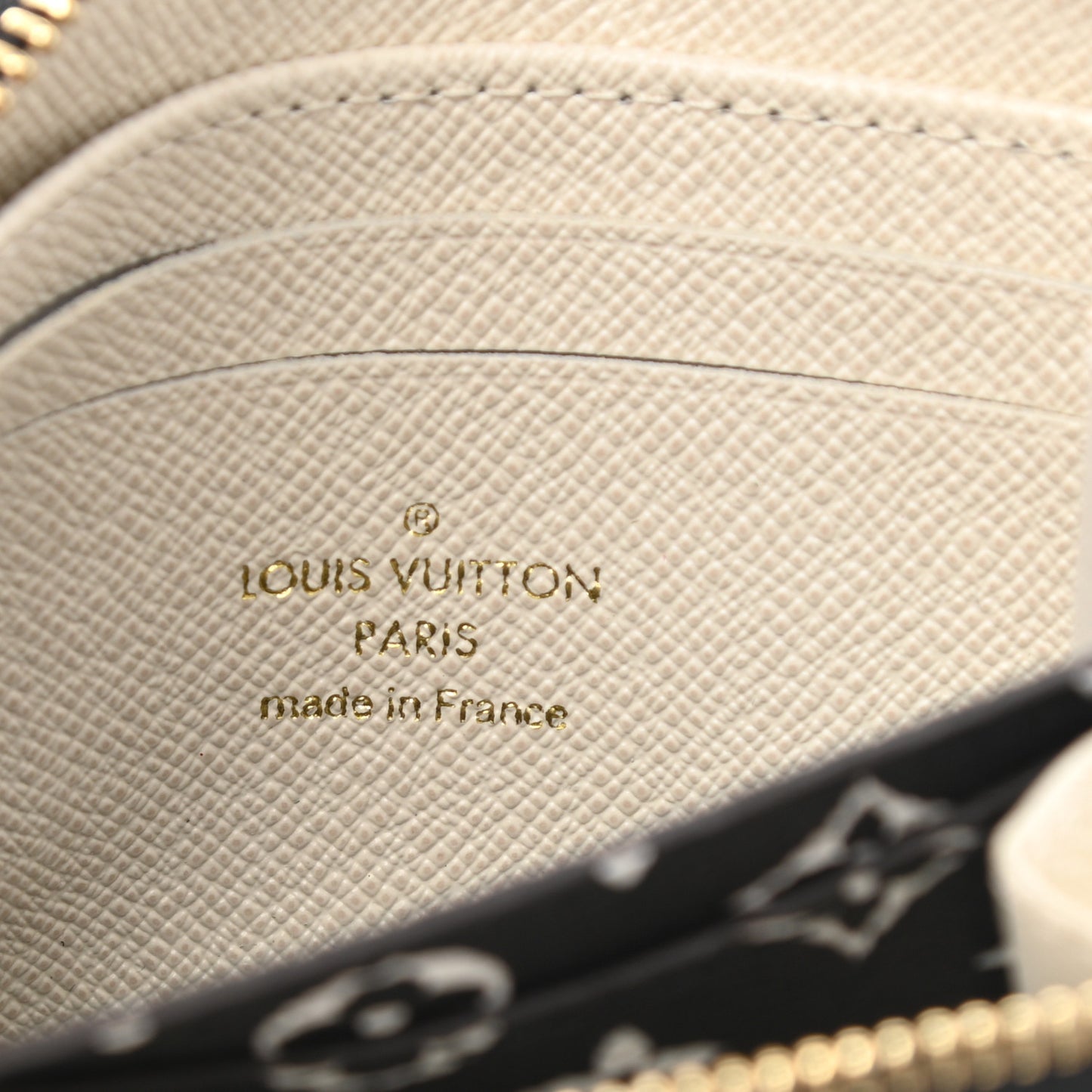Monogram Giant Jungle Zippy Coin Purse Ivory