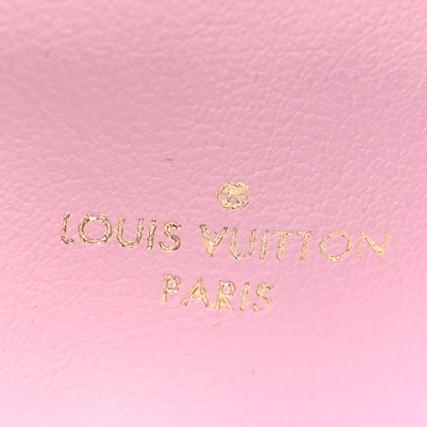 Damier Azur Felicie Chain Wallet Zippered Insert Rose Ballerine