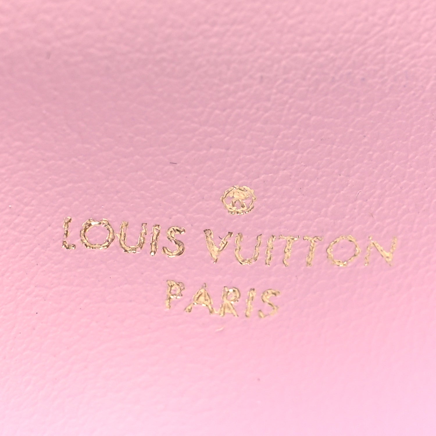 Louis Vuitton Damier Azur Felicie Chain Wallet Zippered Insert Rose Ballerine 6 of 7