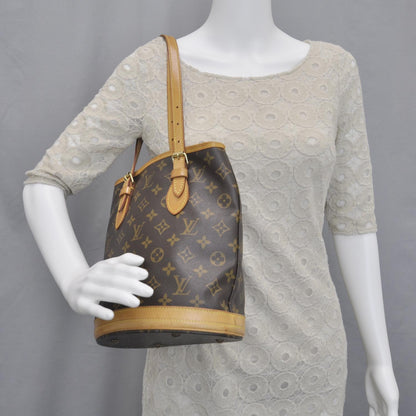 Louis Vuitton Monogram Petit Bucket 23 2 of 9