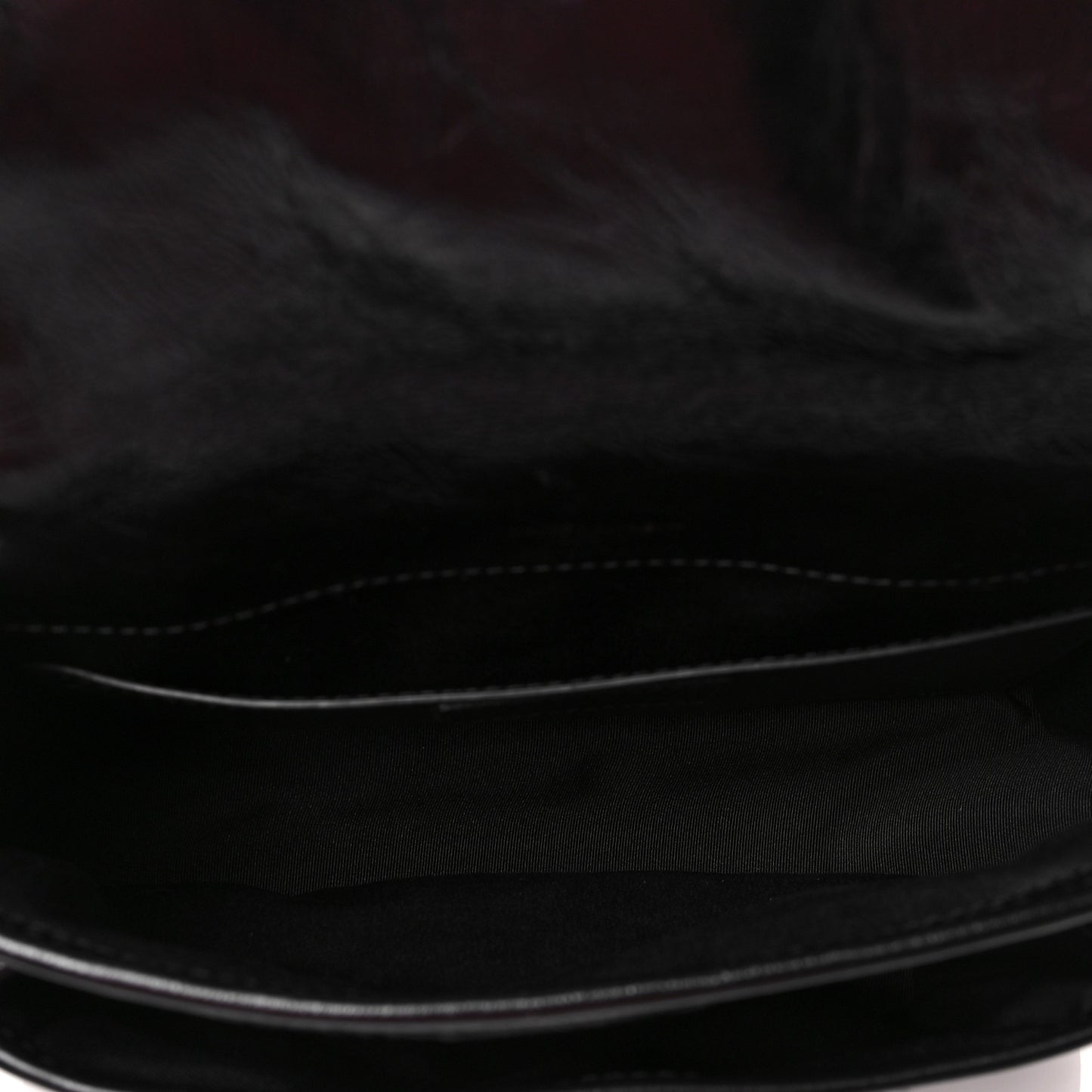 Crinkled Lambskin Matelasse Monogram Baby Niki Chain Satchel Black