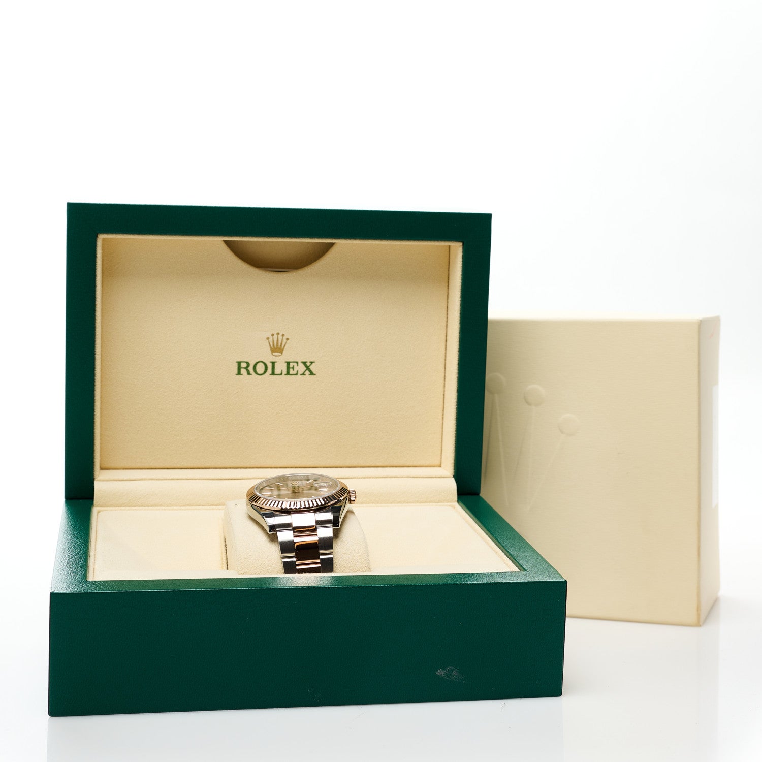 Rolex Stainless Steel 18K Everose Gold 41mm Oyster Perpetual Datejust Watch Silver 126331 5 of 5