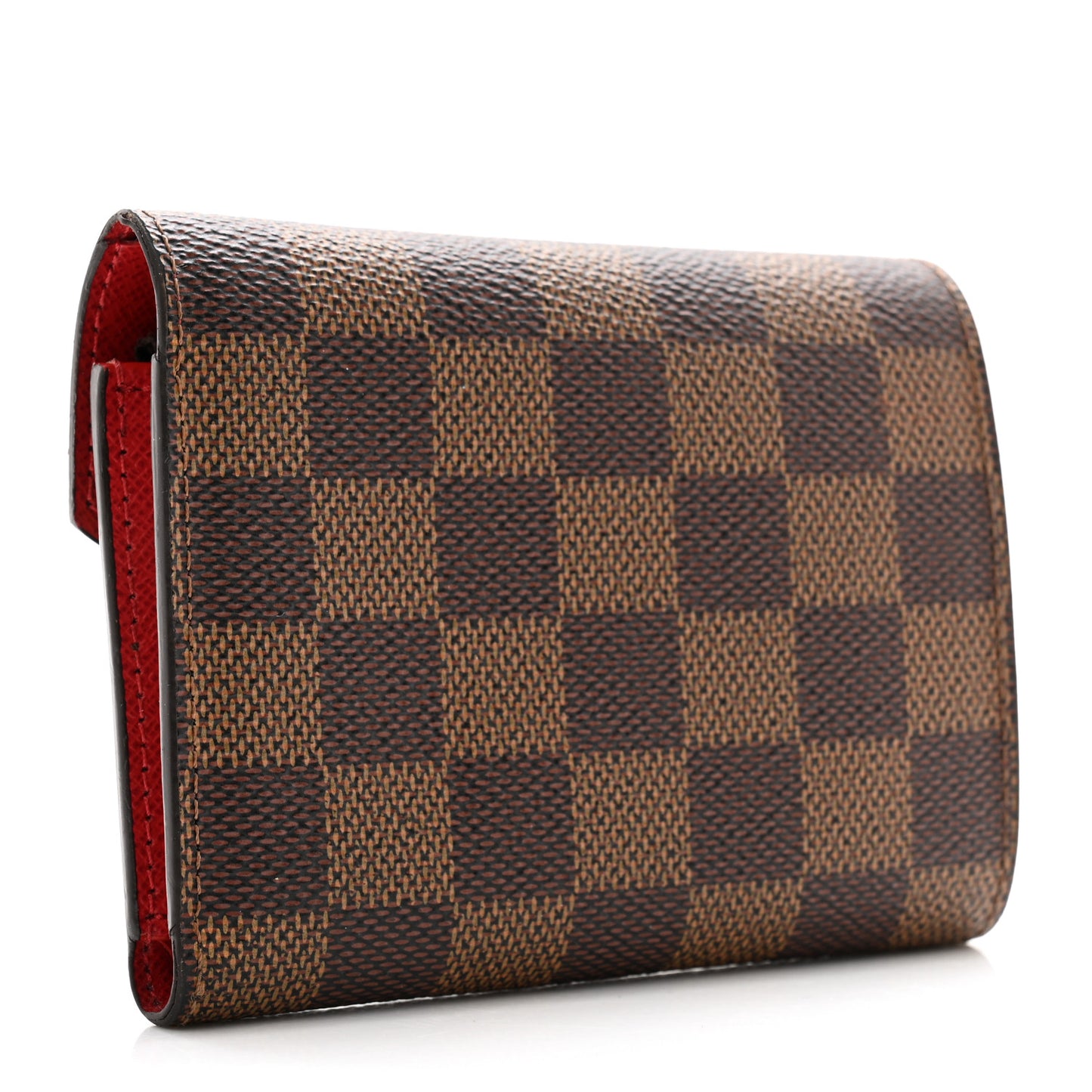 Damier Ebene Victorine Wallet Red