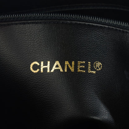 Chanel Quilted Lambskin Shopping Tote Black 5 of 8