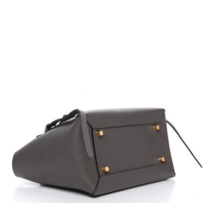 Celine Grained Calfskin Mini Belt Bag Grey 3 of 9