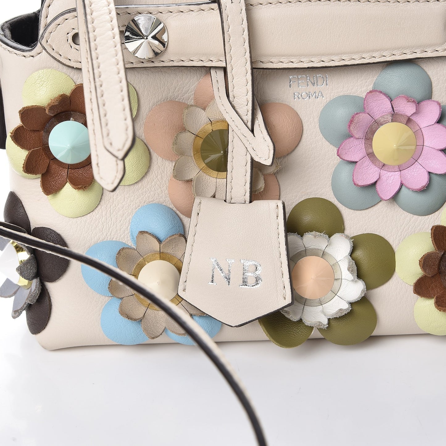 Vitello Dolce Flowerland Studded Mini By The Way Boston Bag Camelia Multicolor