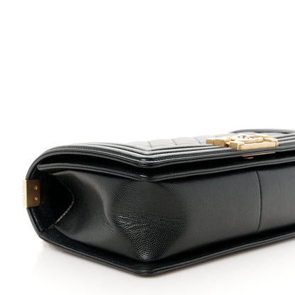 Chanel Caviar Quilted Medium Boy Flap Black 9 of 11