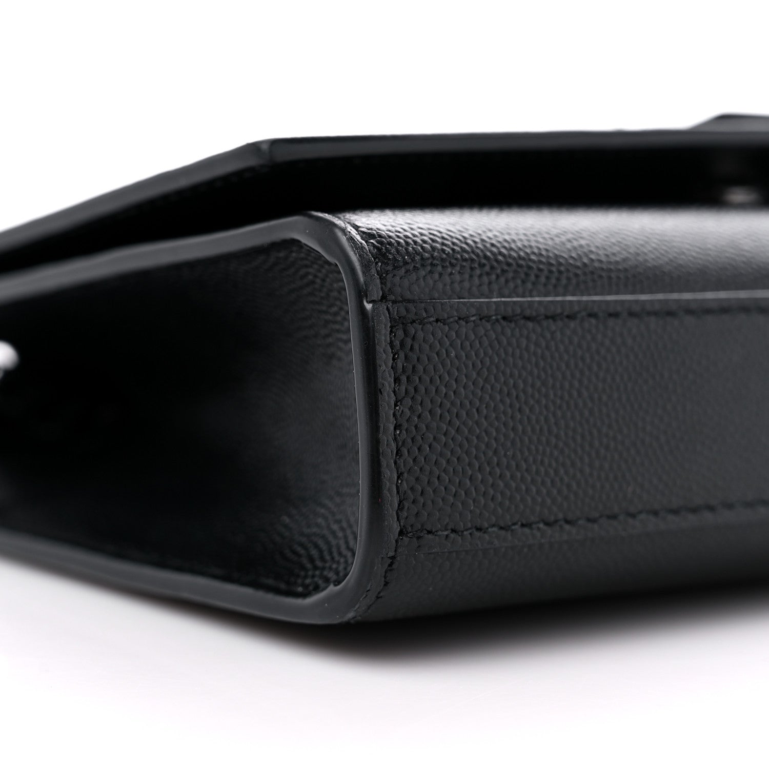 Saint Laurent Grain De Poudre Medium Classic Monogram Monochrome Kate Satchel Black 8 of 10
