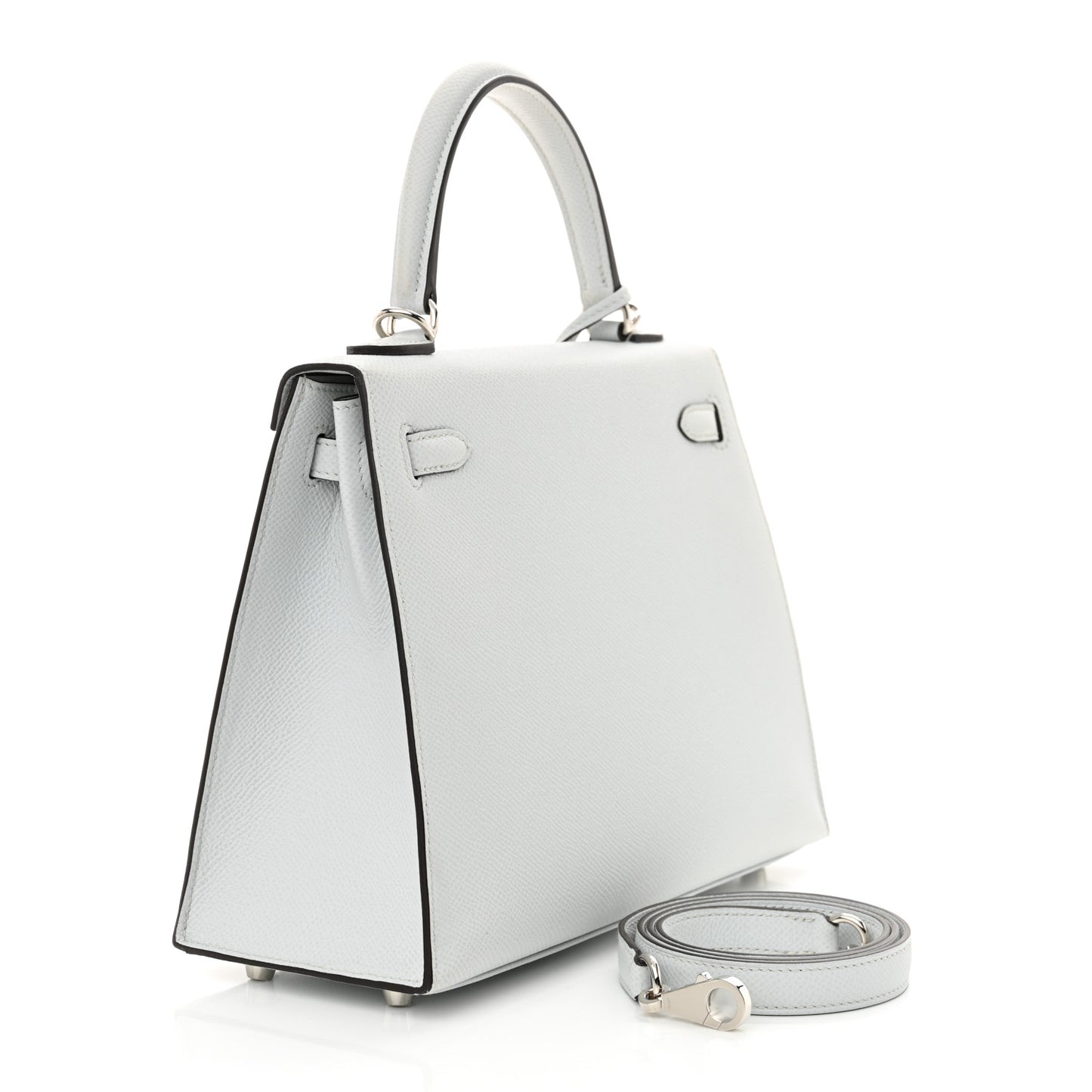 Epsom Kelly Sellier 25 Gris Platine