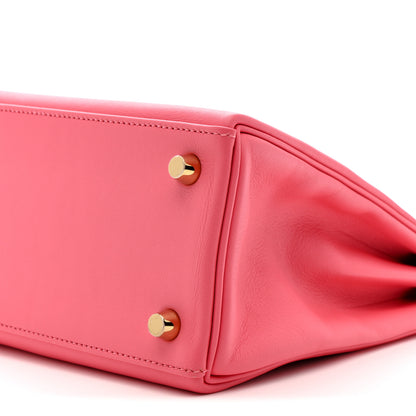 Hermes Swift Kelly Retourne 25 Rose Azalee 10 of 11