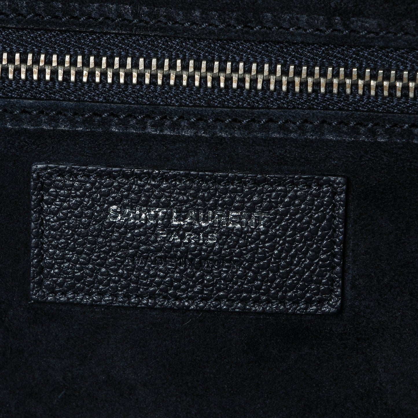 Calfskin Medium Rive Gauche Cabas Navy Blue
