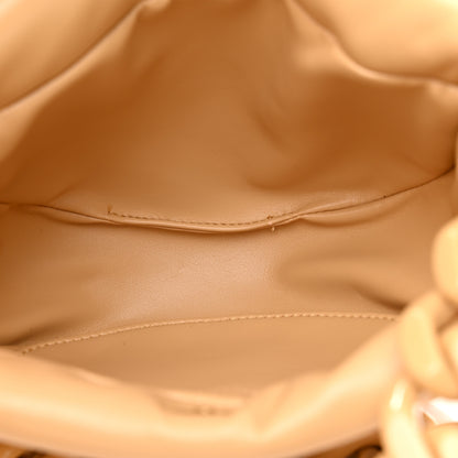 Stella McCartney Eco Alter Nappa Small Frayme Puffer Shoulder Bag Beige 5 of 9