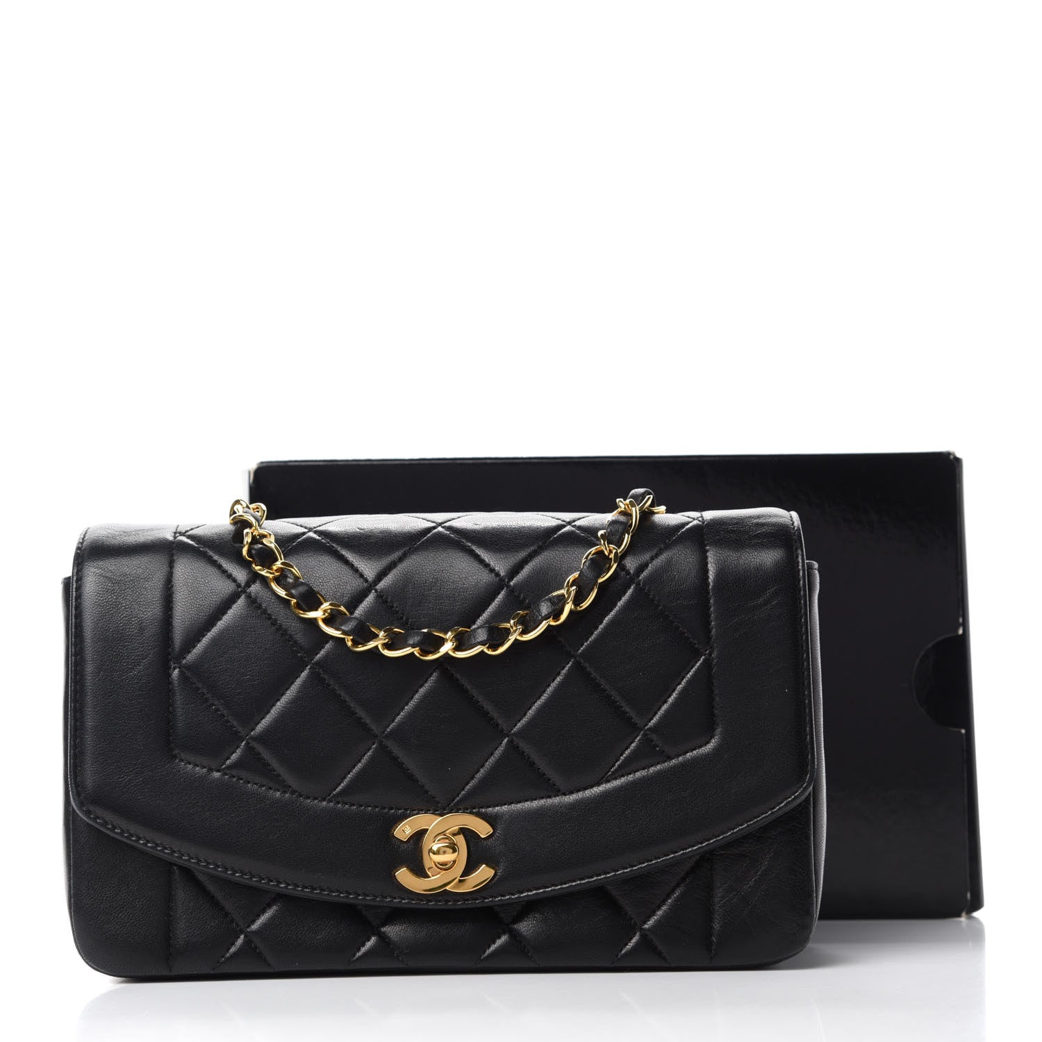 Chanel Lambskin Quilted Small Single Flap Black 14 of 14