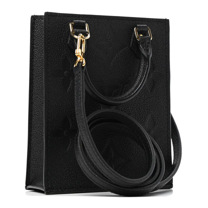 Louis Vuitton Empreinte Monogram Giant Petit Sac Plat Black 2 of 4