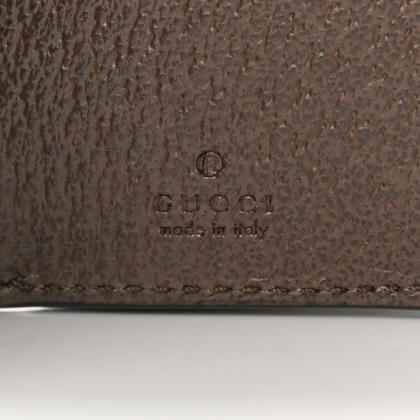 GG Supreme Monogram Web Ophidia Bi-Fold Wallet Beige New Acero