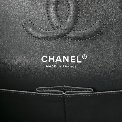 Chanel Jersey Quilted Medium Double Flap Grey 5 of 12