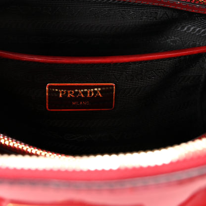 Prada Spazzolato Medium Promenade Tote Scarlatto Fume 6 of 9