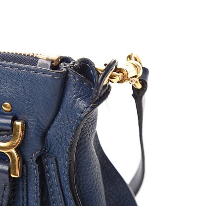 Chloe Calfskin Baby Marcie Satchel Royal Navy 12 of 12