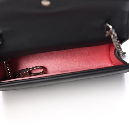 Gucci Velvet Crystal Super Mini Dionysus Shoulder Bag Black 4 of 8