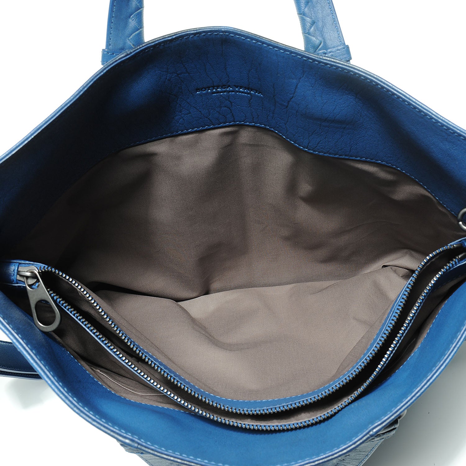 Bottega Veneta Nappa Intrecciato Ombre Briefcase Blue 5 of 8
