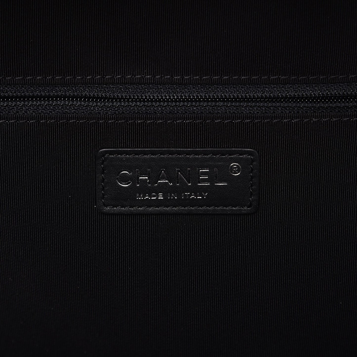 Calfskin Quilted Medium Airlines Round Trip Bowling Bag Black