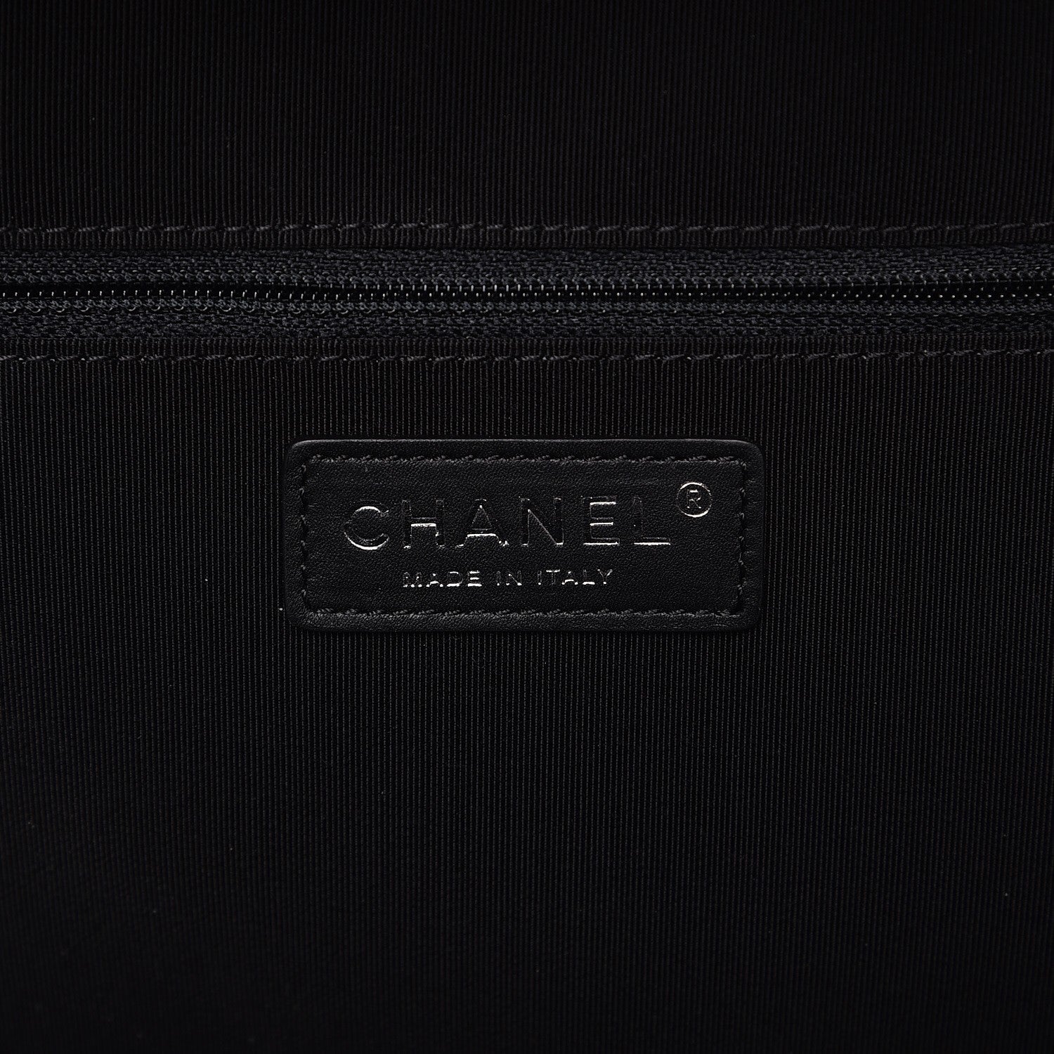 Chanel Calfskin Quilted Medium Airlines Round Trip Bowling Bag Black 7 of 8