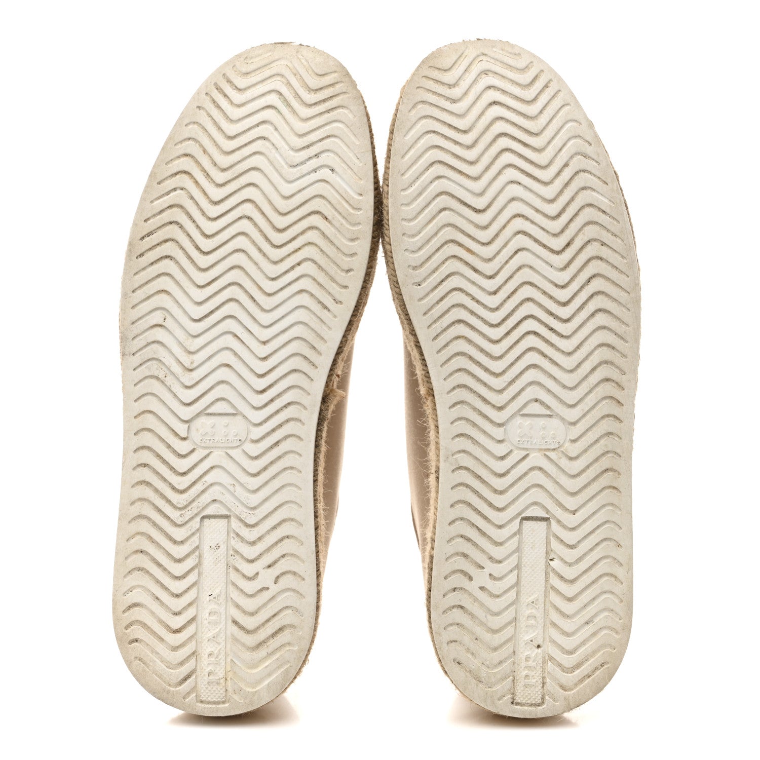 Prada Canvas Gabardine Espadrille 45mm Platform Sneakers 37.5 Corda 6 of 12