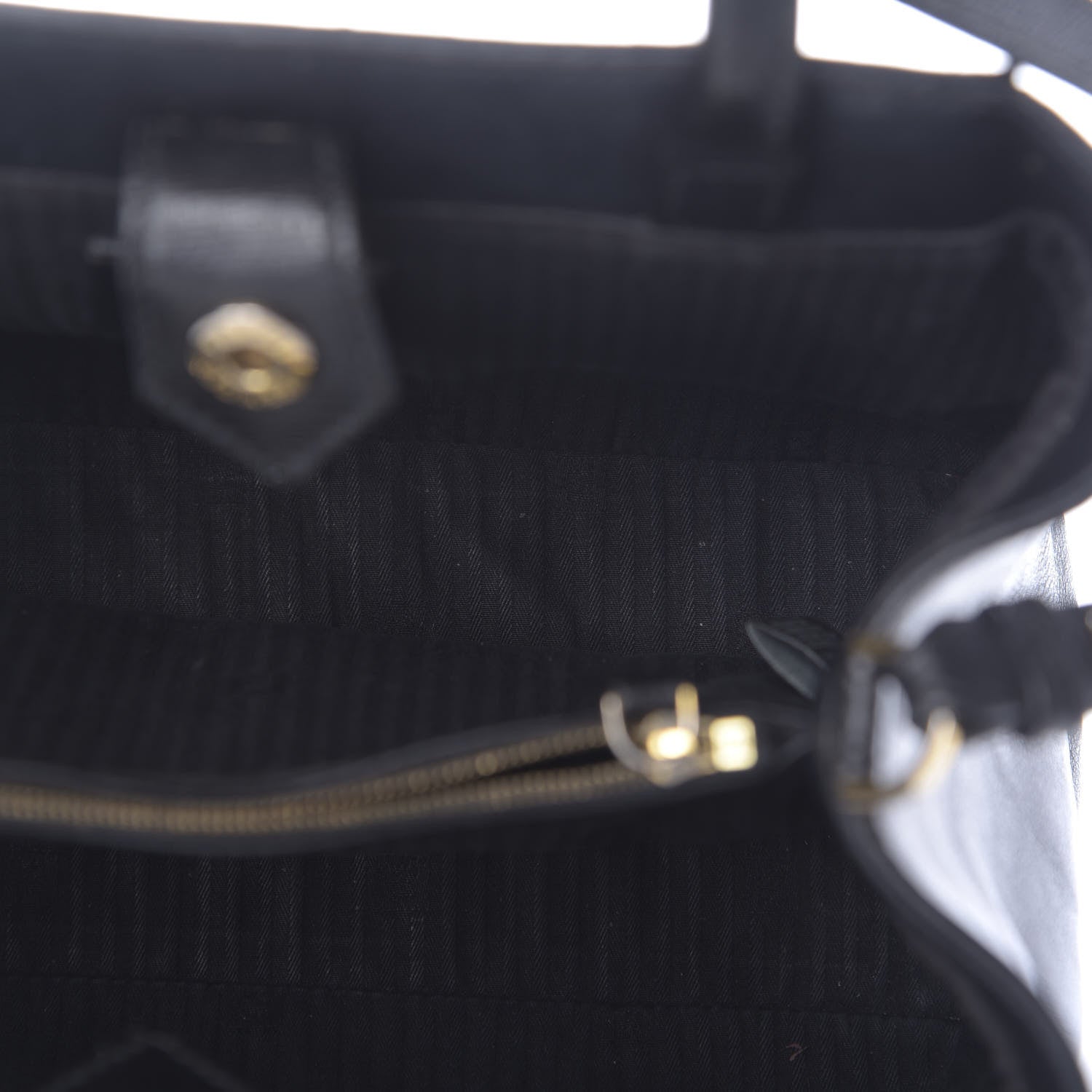 Fendi Vitello Elite Petite 2Jours Tote Black 5 of 16