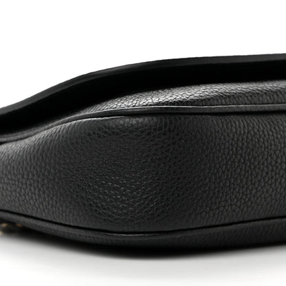 Gucci Pebbled Calfskin Medium Soho Flap Crossbody Black 9 of 14