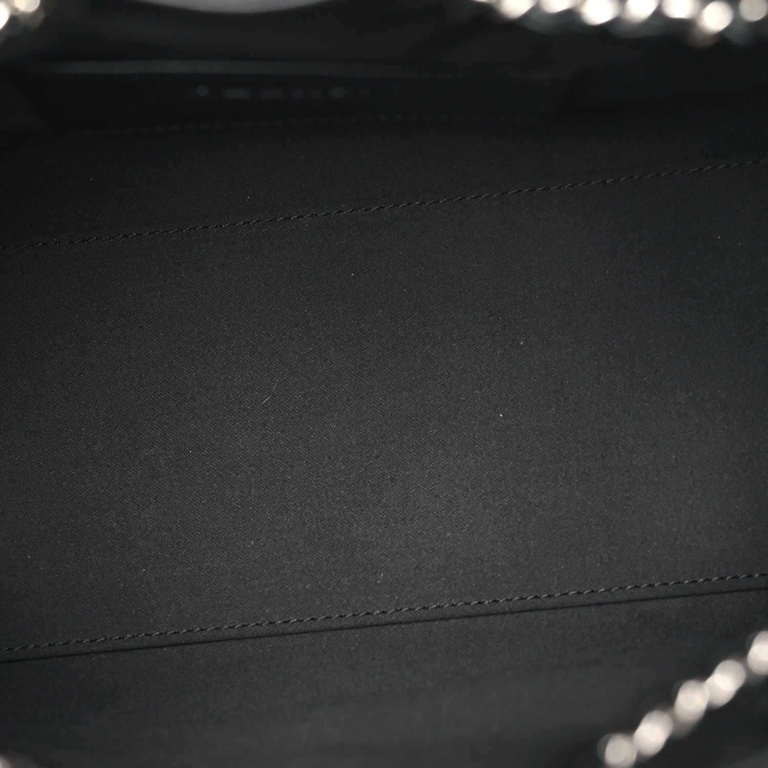 Chanel Shiny Crumpled Calfskin Quilted Small Chanel 25 Handbag Black 5 of 11