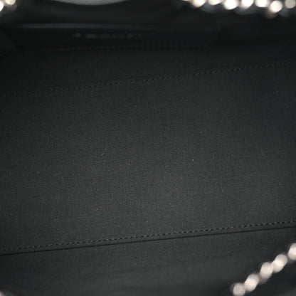 Chanel Shiny Crumpled Calfskin Quilted Small Chanel 25 Handbag Black 5 of 11