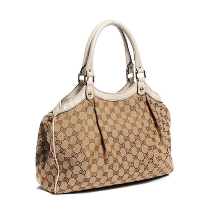Gucci Monogram Medium Sukey Tote Off White 3 of 7