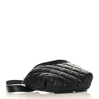 Chanel Calfskin Quilted Waist Belt Bag Black 4 of 9
