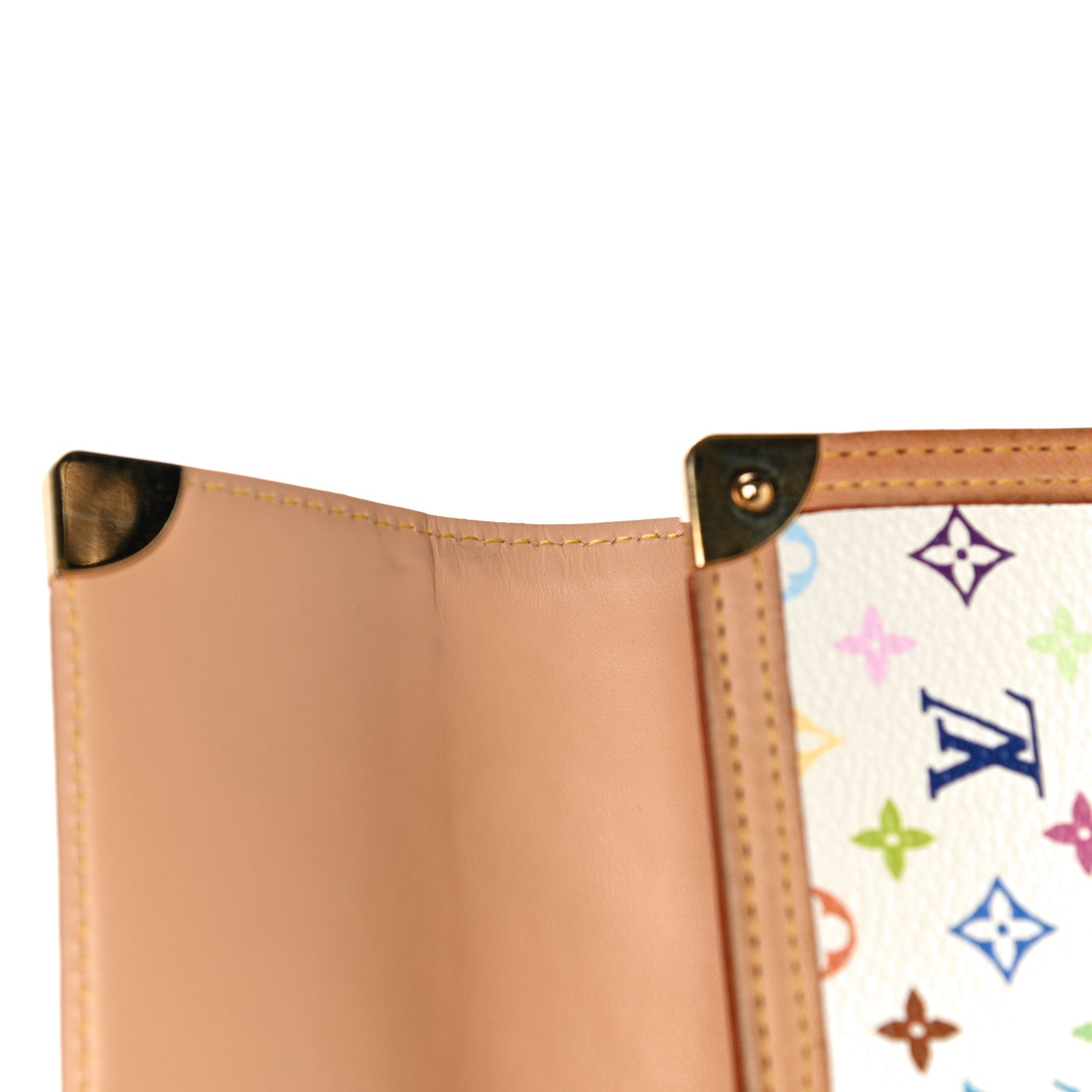 Louis Vuitton Monogram Multicolor Porte Tresor International Wallet White 13 of 23