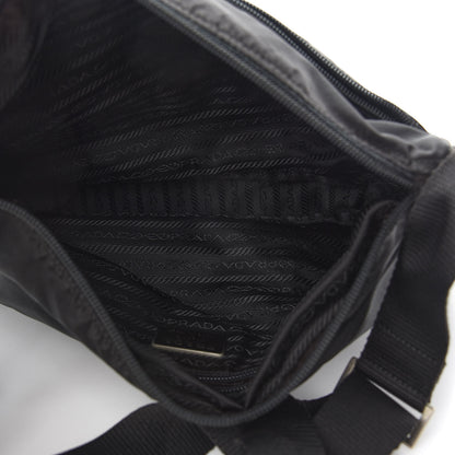 Prada Nylon Tessuto Messenger Bag Black 6 of 7