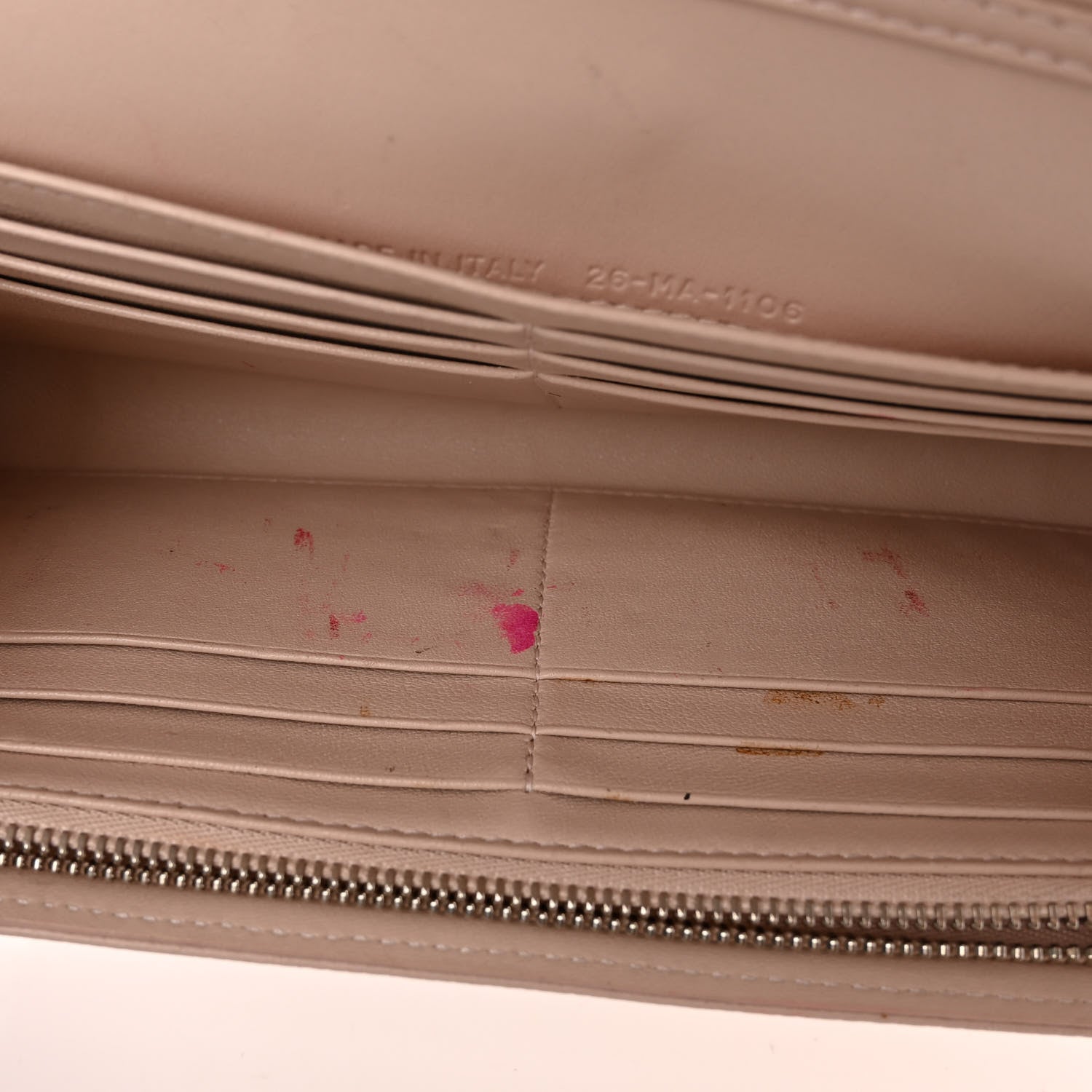 Christian Dior Grained Calfskin Diorama Croisiere Chain Wallet Rose Poudre 11 of 11