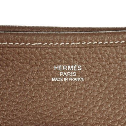 Hermes Taurillon Clemence Evelyne III GM Etoupe 6 of 7