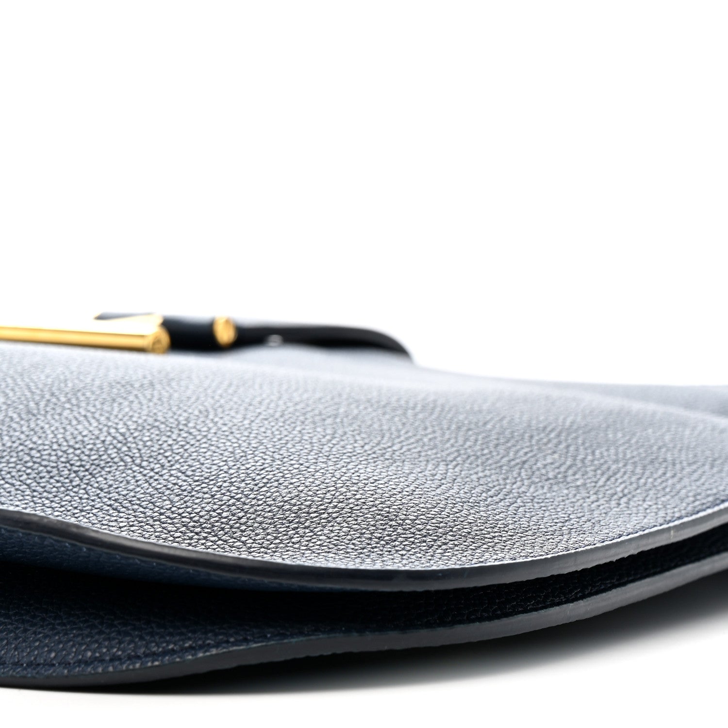Tom Ford Grained Calfskin Large Tara Crossbody  Denim Blue 10 of 11
