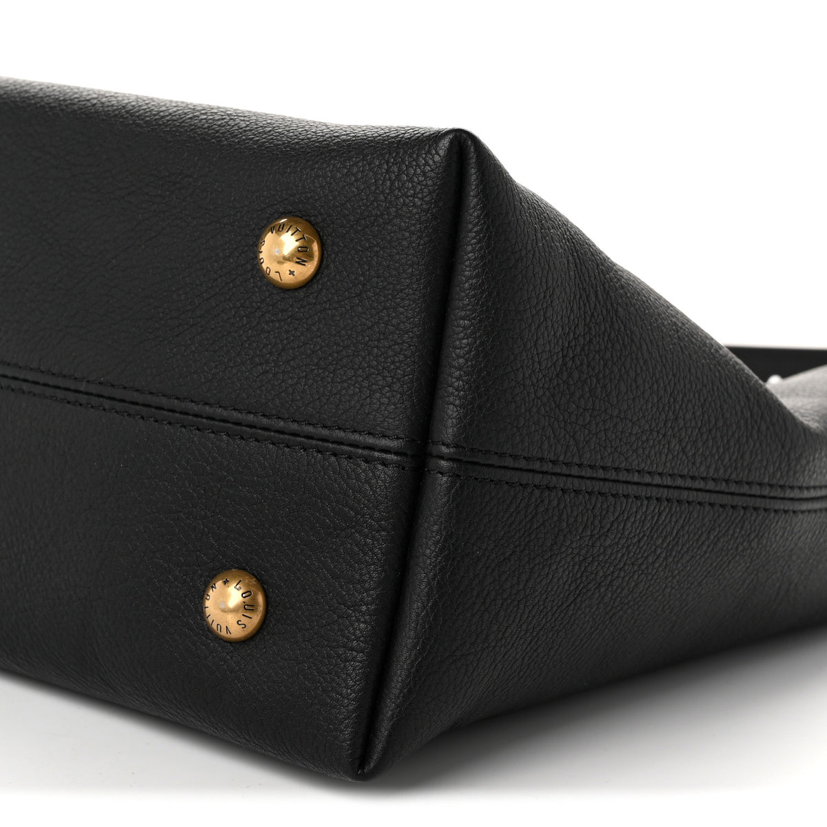 Louis Vuitton Grained Calfskin Low Key Hobo PM Black 10 of 10